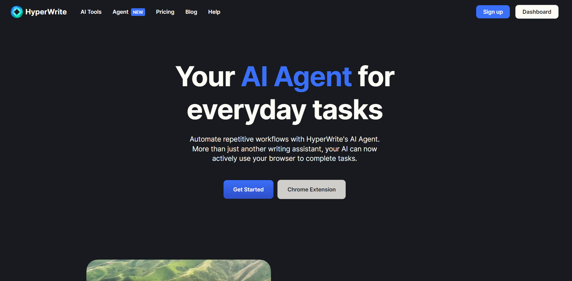 HyperWrite AI Agent Pré-visualização